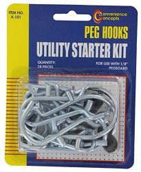 Convenience Concepts SK-101 Assorted Pegboard Hooks