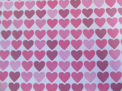Pink Heart Design Paper-20cm X 20cm-cheap Postage Options