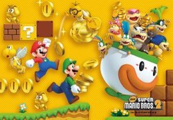 Picturesque Brain Puzzle Step Step 3 Series 75-PIECE New Super Mario Bros. 2 26-616 Japan Import By Apollo