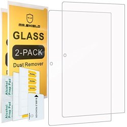 2-PACK -mr Shield For Lenovo Ideapad Miix 320 Tempered Glass Screen Protector 0.3MM Ultra Thin 9H Hardness 2.5D Round Edge With Lifetime Replacement Warranty