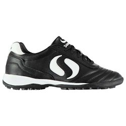 Sondico Kids Strike Astro Turf Football Boots Trainers Sneakers Black white UK 5.5 38.5