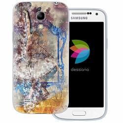 Dessana Ballet Transparent Protective Case Phone Cover For Samsung Galaxy S4 MINI Ballet Pirouette