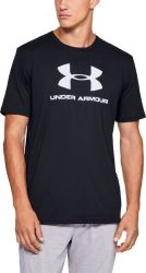 Under Armour Men's Sport Style Logo Short Sleeve - Black