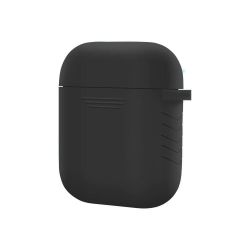 Protective Charging Case For Apple Airpods - Black