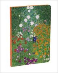 Flower Garden Gustav Klimt - A5 Notebook Notebook Blank Book