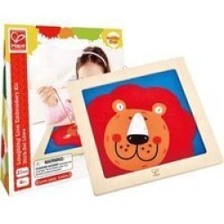 Embroidery Kit - Laughing Lion 21 Pieces