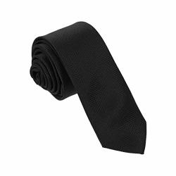 Dan Smith DAE1045 Black Polks Dots Father Day Gift Idea Skinny Tie