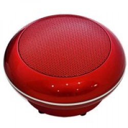 Bluetune Pop Portable Bluetooth Micro Speaker Red