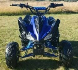 125CC 4 Stroke Electric Start Nitro Quad Bike - Blue