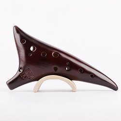 BaiLe Professional Ocarina 12 Hole Legend Of Zelda Alto C For Professional Performance And Beginner Best Gift For Antique Collectors Vintage Masterpiece Collectible