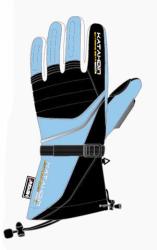Katahdin Gear Frostfire Snowmobile Gloves Light Blue Adult Size L