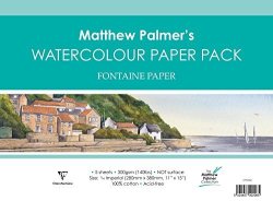 Matthew Palmer Watercolour Paper Pack - 5 Sheets