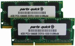 8GB Kit 2 X 4GB Memory Upgrade For Hp Pavilion G6 Amd DDR3 PC3-10600 1333MHZ DDR3 Sodimm RAM Parts-quick Brand