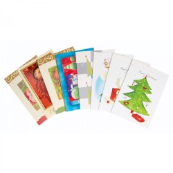 CHRISTMAS Greeting Cards Large English 10 Pack