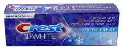 Crest Toothpaste 3 Ounce 3D White Arctic Fresh Pack Of 2