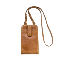 Mally Leather Bags Mally Genuine Leather - Hand Made Ava Cell Phone Crossbody Purse