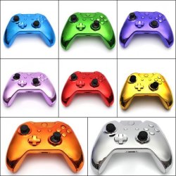 Wireless Controller Full Shell Case Housing For Microsoft Xbox One Chrome