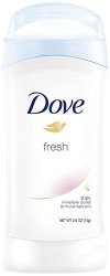 Dove Invisible Solid Deodorant Fresh - 2.6 Oz