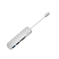 Dream Wings Type C USB Adapter USB Type C Convertor Cable Memory Card Reader Hub With 2 USB 3.0 +1SD+1MICRO Sd Ports For Apple