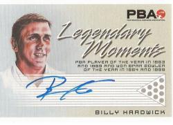 Billy Hardwick - "rittenhouse Pba Tenpin Bowling" 08 - Certified "legendary Moments Autograph" Card