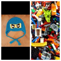 Accessories Ninjago Beanie Blue + 50 Blocks And Pieces