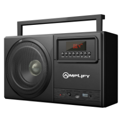 Amplify Bt fm Tuner Series Radio - Black AM-3350-BK