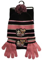 Beanie Gloves & Scarf Winter Set