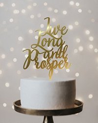 Avery Carey Live Long And Prosper Wedding Cake Topper Wedding Cake Topper Cake Topper Cake Topper Wedding Live Long And Prosper Star Trek Wedding