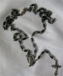 Hematite Semi Precious Stone Necklace Rosary