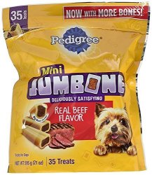 Pedigree Jumbone MINI Bones Dog Treats 25 MINI Bones