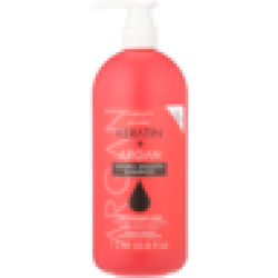 Hydra Smooth Keratin & Argan Oil Shampoo Bottle 1L