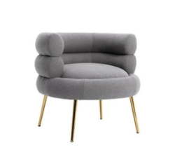 Daisy Upholstered Arm Chair-grey