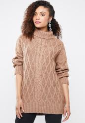 Superbalist Cable Knit Chunky - Tan