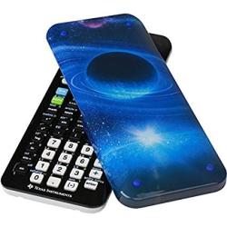 Guerrilla Hard Slide Case For Texas Instruments TI-84 Plus Ce Color Edition Graphing Calculator With Screen Protector And Graphing Ruler Galaxy