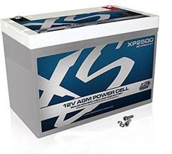 XS Power XP2500 Xp Series 12V 2500 Amp Agm Supplemental Battery With M6 Terminal Bolt