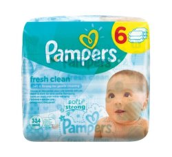 Pampers Baby Wipes Fresh 1 X 384'S