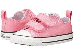 Converse Kids' Chuck Taylor 2V Ox Infant toddler 6 M Us Toddler Pink white