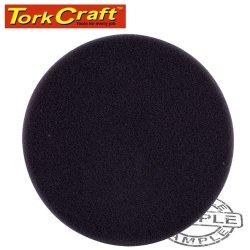 Tork Craft Foam Pad Hook And Loop Black Sponge 150MM 6' Finishing SPC00205