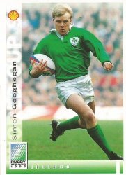 Simon Geoghegan - Sports Deck "rugby World Cup 95" - Base Trading Card 177