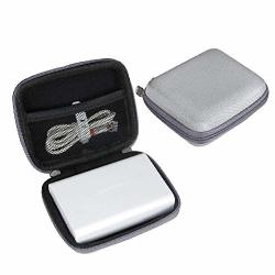 Hermitshell Hard Eva Travel Case For Portable Charger Ravpower 10000MAH Power Bank Silver