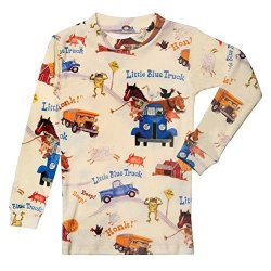 Children's Little Blue Truck Print Pajama Top And Bottom Set - 2T