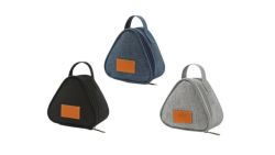 Triangular Portable Lunch Tin School Bag - 3-PACK