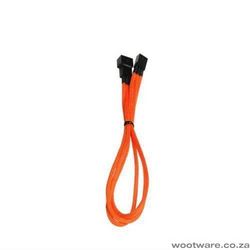 BitFenix Alchemy 30cm Orange 3-pin Fan Sleeved Extension Cable