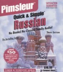 Pimsleur Quick And Simple Russian Abridged Cd Boxed Set 3RD Ed