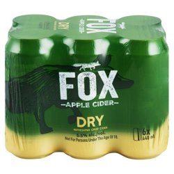 Fox Apple Cider Can 440ML X 6