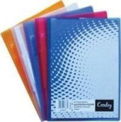 Presentation quotation Folder - Assorted Colours 5 Pack