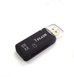 Iflash USB 2.0 Sdhc sdxc Card Reader Writer Support Sandisk Kingston 64GB 32GB Uhs-i Sdxc Sdhc Sd Mmc Ultra Sdxc Extreme Sdhc - Retail