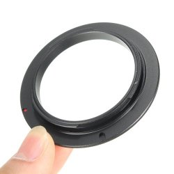 52MM Black Macro Lens Microspur Reverse Adapter Ring For Nikon Af Ai Mount Dslr Slr Camera