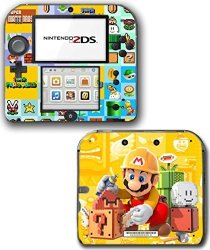 Super Mario Maker New Bros 3 Level World Video Game Vinyl Decal Skin Sticker Cover For Nintendo 2DS System Console