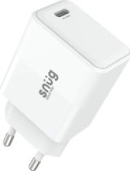 Snug - Gold Pro 1 Port Wall Charger 30W - White